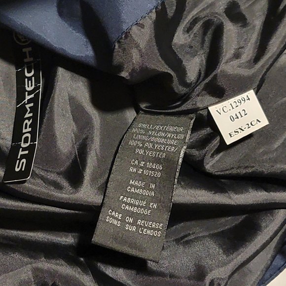Stormtech Mens Dark Teal New With Tag Windbreaker Large - Picture 10 of 12